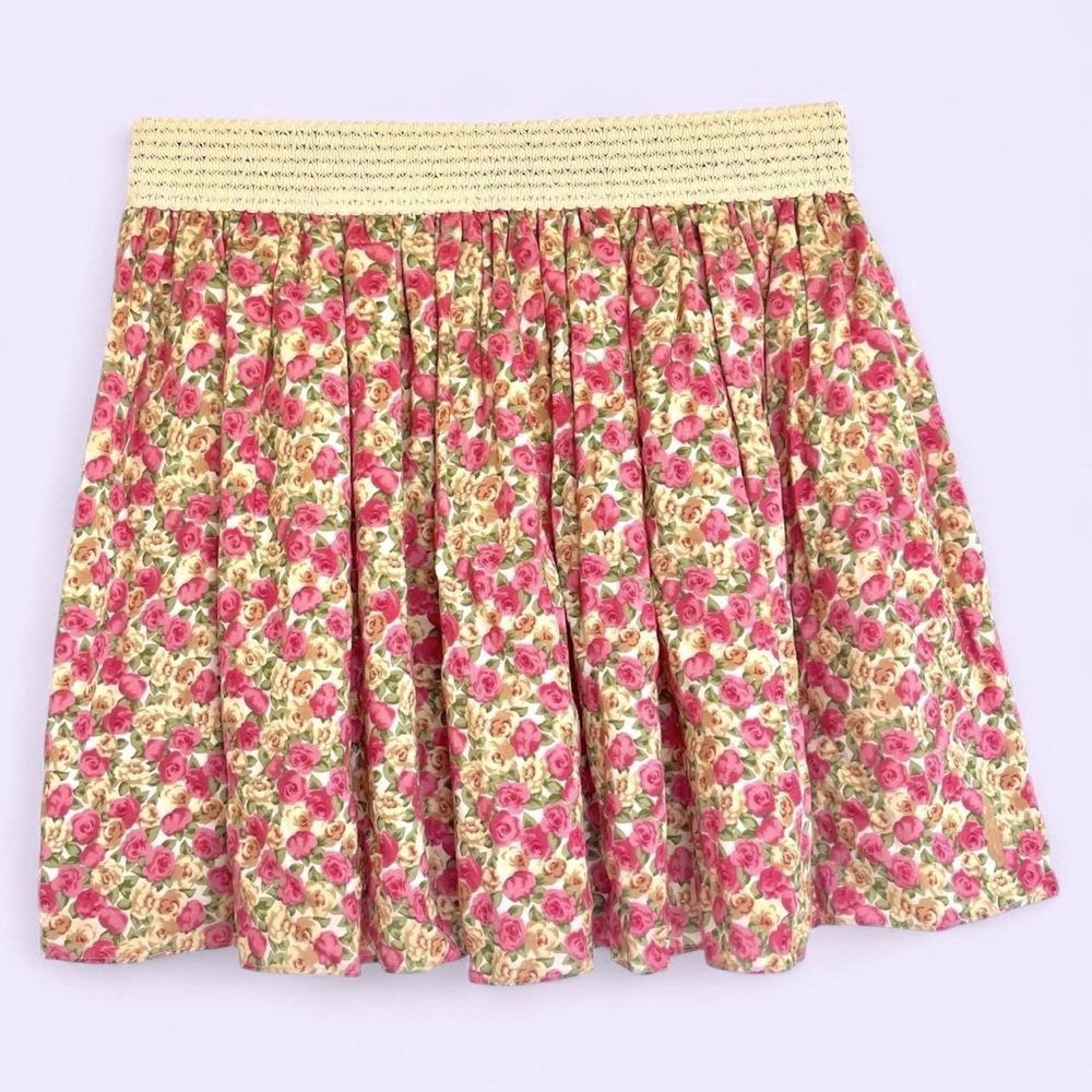 Vintage Pinky Otto Floral Skirt 💐